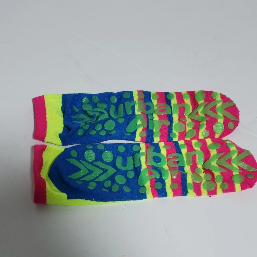Urban Outfitters Neon Pink and Yellow Socks